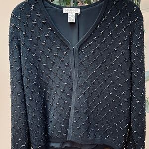 Anne Taylor Beaded Sweater Jacket. Size PM. Never worn.